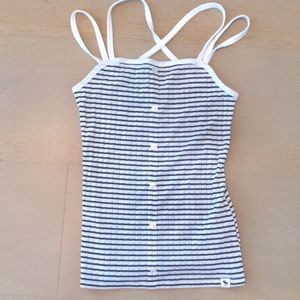 Button up tank top